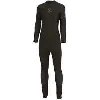 SCUBAPRO Oneflex Steamer B-zip Woman 5 Mm Diving Wetsuit Noir L Femme