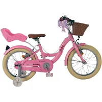 Volare Vélo enfant Blossom - Fille - 16 pouces - Rose - Deux freins à main
