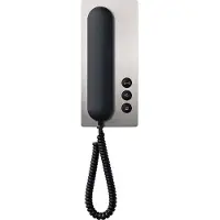 Siedle S. & Soehne Téléphone domestique standard acier inoxydable/noir HTS 811-01 E (Filaire)