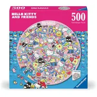 Ravensburger Puzzle rond 500 pièces Un tourbillon de douceur /