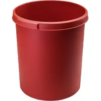 HAN Corbeille à papier, Poubelle, Rouge