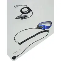 Bernstein Jeu de tapis de table ESD gris platine (Protection statique)