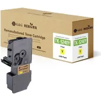 G&G Toner de remplacement Kyocera TK-5240Y Compatible Jaune 3000 pages Reborn remanufac (Y)