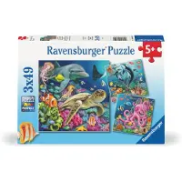 Ravensburger Puzzle Enchanted Underwater World, 3x49pcs.