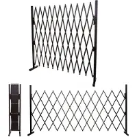 Mendler Grillage Hwc-B34, Grille Protectrice Télescopique, Aluminium Marron Hauteur 153cm, Largeur 36-300cm