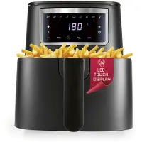 DS Produkte GOURMETmaxx Friteuse à air chaud 4 l - Touch, minuterie, 8 programmes et Shake-Reminder