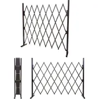 Mendler Grillage Hwc-B34, Grille Protectrice Télescopique, Aluminium Marron Hauteur 153cm, Largeur 28-200cm