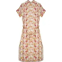 Deeluxe Douni Short Sleeve Long Dress Blanc M Femme