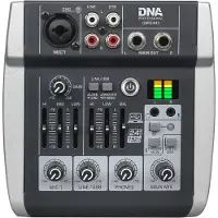 Dingo Dna Qmx402 3 Channels Audio Mixer Argenté