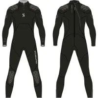SCUBAPRO Everflex Yulex 5/4 Mm Woman Diving Wetsuit Noir S Femme