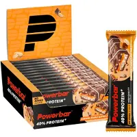Powerbar Plus 40% Protein Bars Box Caramel&peanut Butter 12 Units Clair