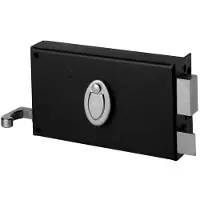ABUS Serrure en applique - horizontale - 4 gorges à tirage- 80x140 mm - droite