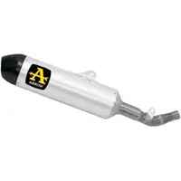 Arrow Race-tech Aluminium With Carbon End Cap Honda Crf 450 L/xr ´19-20 Not Homologated Muffler Argenté Not Homologated