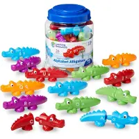 Learning Resources Paire d'alligators - kit alphabet et couleurs