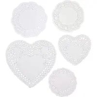 Creativ Company Pointes à tarte 400 pièces, blanc, Outils de décoration pâtisserie, Blanc
