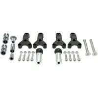 Rtech RACETECH HP3 Kit de fixation pour protège-mains - Ø22/28,6mm