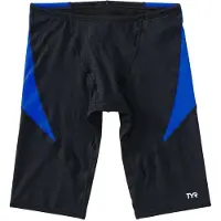 Tyr Durafast Elite Curve Splice Hexa Jammer, bleu et noir, pour jeunes de 6 ans. Durafast Elite Curve Splice Hexa Jammer, bleu et noir, pour jeunes de 6 ans