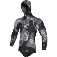 H.dessault By C4 Black Side 3 Mm Spearfishing Jacket Noir 2XL Homme