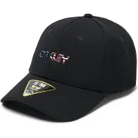 Oakley Apparel 6 Panel Stretch Metallic Cap Noir S-M