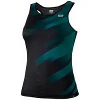 42k Running Elements Summer T-shirt sans manches Noir M Femme Noir M