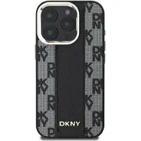 DKNY DKHMP16XPCPVSLK iPhone 16 Pro Max 6.9" czarny/black hardcase Motif à damiers Magsafe (Apple iPhone 16 Pro Max), Coque pour téléphone portable, Gris