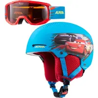 Alpina Casque de Ski Alpina Junior Zupo Disney Set Cars-48 - 52 cm
