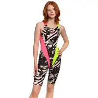 Mad Wave Kneeskin Pbt Open Back Competition Swimsuit Noir XL Fille