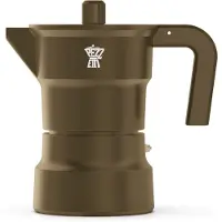 PEZZETTI Cafetière italienne - - SOLIDEXPRESS - Aluminium - 3 tasses - Kaki