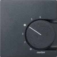 Merten Plaque centrale anth pour thermostat d'ambiance 536214 (536214)