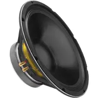 Monacor Haut-parleur de grave PA (1 pièce), Enceinte encastrable, Noir