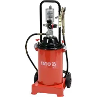 YATO Pistolet à graisse pneumatique de 12 litres pour graisse en vrac, pistolet à graisse