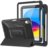Tech-Protect Endurance Case für iPad 10,9" 10 / 2022 / 11" 11 / 2025 - Schwarz (Apple iPad 2025 (11e génération), Apple iPad Air 2022), Étui pour tablette, Noir