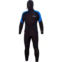 Bare S-flex 7 Mm Diving Wetsuit Noir XLS Homme