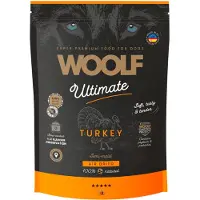 Woolf Ultimate Soft Adult Dog Turkey 1 kg sans céréales, nourriture semi-humide pour chiens au dinde