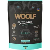 Woolf Ultimate Soft Puppy 1 kg sans céréales, aliment semi-humide avec canard et dinde pour chiots