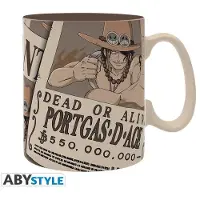 One Piece - Mug 460 ml - Wanted Ace, Tasse, Multicolore