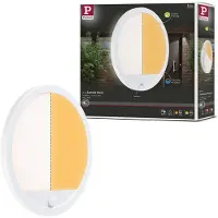 Paulmann Panneau extérieur LED Lamina Détecteur de mouvement àcrépusculaire (IR) insectifuge