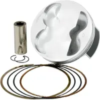 Vertex Piston Ø77.00 Mm B Vtktc24122b Piston Kit Argenté