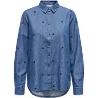 JDY Chemisier 'JDYLOVE' bleu denim