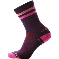 Smartwool Hike Light Cushion Tube Stripe Crew Socks Violet EU 38-41 Femme