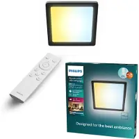 Philips Valen 17w 2050 Lumens 2200-6500k 395 X 37 X 395 Mm Surface Led Downlight Clair