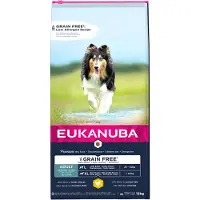 Eukanuba Grain Free Adult Large Chicken 12 kg nourriture sans céréales pour chiens de grandes races au poulet