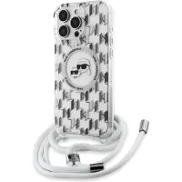 Karl Lagerfeld Coque transparente MagSafe pour iPhone 16 Pro de