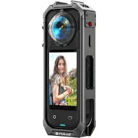Puluz Metal Protective Case With Lens Cover For Insta360 X5 Noir
