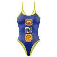 Otso Chupa Chups 70´s Swimsuit Bleu M Femme
