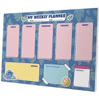 Pusheen Stitch - Agenda semainier 54 pages A4 (A4, 1 semaine / 2 pages)