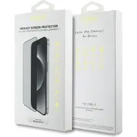 GUESS Gutgp16Lbokgcip Iphone 16 Pro 6.3 Protecteur d'écran Privacy 2.5D Outline - Prismatic Display Protection