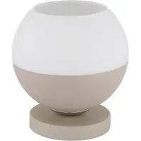 Globo Lampe de table Ragusa brun sable
