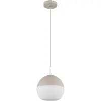 Globo Suspension Ragusa brun sable Ø 25cm