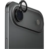 Uniq Optix Aluminum Camera Lens Protector for iPhone 17 Air with Applicator, Black (Apple iPhone 17), Téléphone portable : film de protection, Noir